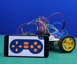4 Wheel Robot Made With Arduino Controlled Using Dabble