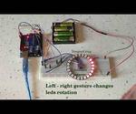 Controlling a Neopixel Led Ring With a Gesture Sensor