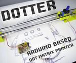 Dotter - Huge Arduino Based Dot Matrix Printer