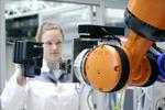 Interactive control to guide industrial robots