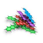 Large, stable pieces of graphene produced with unique edge pattern