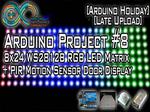 LED Matrix + Motion Sensor Door Display