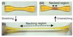 Self-growing materials that strengthen in response to force