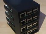Customizable Raspberry Pi B+/Pi 2 rack