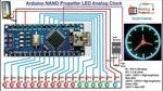 Arduino NANO Propeller LED Analog Clock