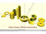 Parametric Sinusoidally Dented Cylinder