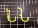 Customizable pegboard hooks