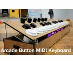 Arcade Button MIDI Keyboard