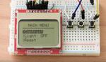 Menu on Nokia 5110 LCD display with Arduino