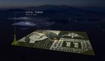 A moonlit tribute to a moon landing icon