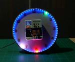 RGB LED Wall Clock With Temperature Sensor Using Evive- Arduino Based Embedded Platform