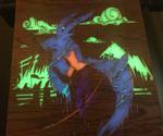 Multi-Colored Glow Resin Engraving With a CNC