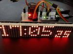 Arduino Nano Clock with 4x64 LED Matrix