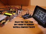 Play Tic-Tac-Toe on Your TV Screen - with a SIM900 Twist