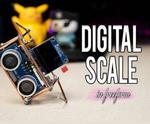 Digital Scale Using Ultrasonic Sensor ( in Freeform )