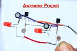 Light Sensitive Double LED Blinker
