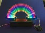 Edge-Lit Rainbow Weather Display