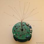 A LED tree that you can blow out