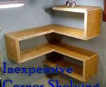 Inexpensive Corner Shelving