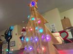 Wooden NeoPixel Xmas Tree