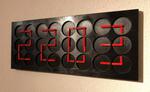 DIY ‘Meta Clock’ with 24 Analog Clocks