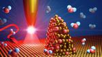 Water splitting observed on the nanometer scale