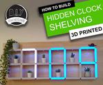 How to Build a Giant Hidden Shelf Edge Clock