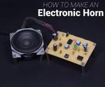 Electronic Loud Horn Using 555 Timer