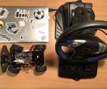 RC Car Steered by Wheel and Pedals