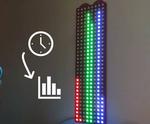 Bar Graph Clock IOT (ESP8266 + 3D Printed Case)