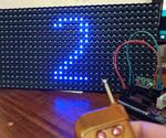 Arduino Wireless RF Remote Counter With Dot Matrix Display