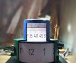 Cylindrical Cyberpunk Clock