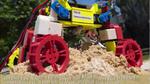 Planetary Exploration Rover Avoids Sand Traps with “Rear Rotator Pedaling”