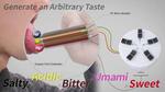 Developing a technology that can share tastes without the risk of infection: Prof. Homei Miyashita has developed a taste display that expresses an arbitrary taste