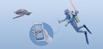 Angling for underwater WiFi