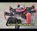Afordable PS2 Controlled Arduino Nano 18 DOF Hexapod
