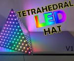 Tetrahedral LED Hat (Deichkind Style) V1