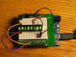 HDSP clock with SCD5583 display