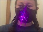 Light Up Face Mask with Bluetooth