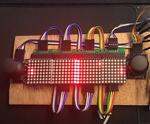 Pong Tennis With LED Matrix, Arduino and Joysticks