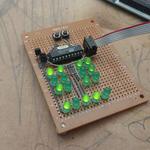 AT90S1200 Binary Clock