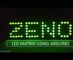 Led Matrix With Arduino