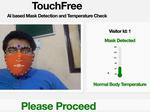TouchFree v2: Contactless Temperature and Mask Checkup