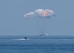 NASA Astronauts Safely Splash Down after First Commercial Crew Flight to Space Station