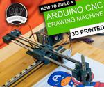 Easy 3D Printable Arduino CNC Drawing Machine - Low Cost Pen Plotter for Cakes, Card, Cases and More