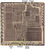 How the 8086 processor handles power and clock internally