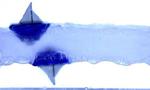 Floating a boat on the underside of a liquid