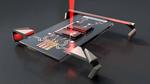 Laser jolts microscopic electronic robots into motion