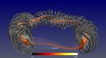 Promising computer simulations for stellarator plasmas