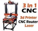 Homemade 3 in 1 CNC (Router, 3D Printer & Laser Engraver)